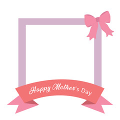 Mother's day card for photo frame