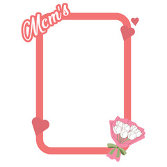 Obraz premium Mother's day card for photo frame