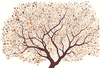 Minimalist Tree Canopy Illustration
