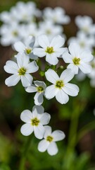 Obraz premium Close-up of white flowers (3)