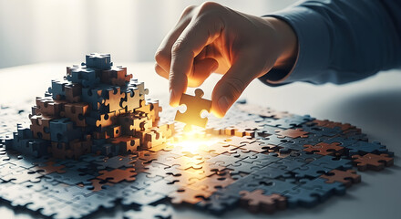 Closeup of a person's hand holding and interacting with a smartphone displaying a stock market trading application with fluctuating graphs and financial data