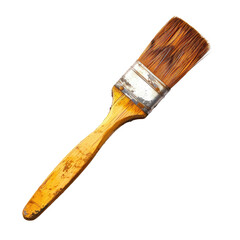 A weathered paintbrush
