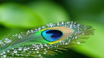 Naklejka premium Peacock Feather