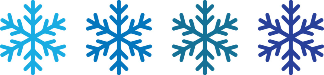 Snowflake winter holiday season christmas snow ice crystal design vector graphic illustration art drawing