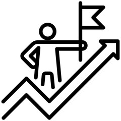 self improvement  icon for Self improvement, business, website, application, printing, document, poster design, etc