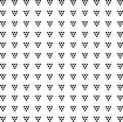 Triangular shapes or upside down pyramids are made up of dots and create texture.