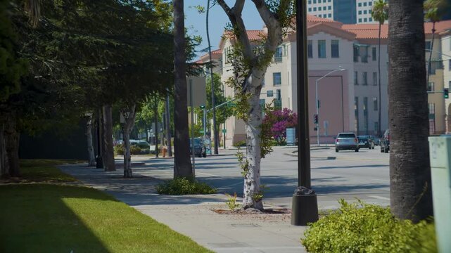 Avenida w olive en el centro de Los Angeles California