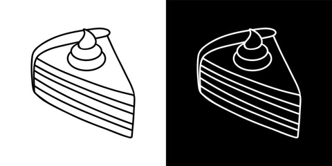 Cake Slice Vector Icon