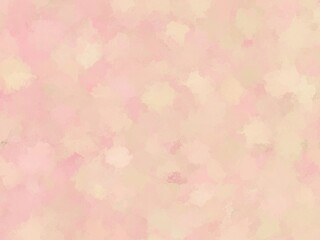 Abstract brush strokes in pink and beige pastel colors.