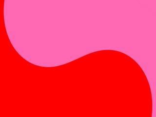 A vibrant abstract background with flowing red and pink waves.