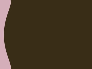 Abstract background with a curving pink edge against a solid brown surface.