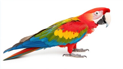 Fototapeta premium Portrait of Scarlet Macaw Parrot