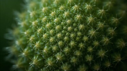 Photo of close up of a vibrant green plant shows a beautiful natural texture and pattern with a fresh organic feel