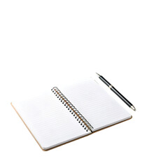 notebook and pen