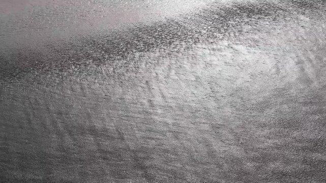 Backlit Beach Waves Eb And Flow