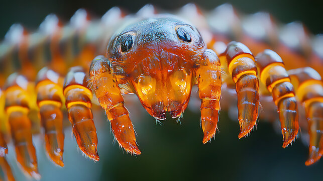 Centipede closeup
