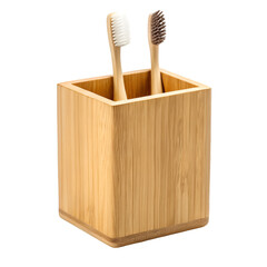 wooden shaving brush in a box