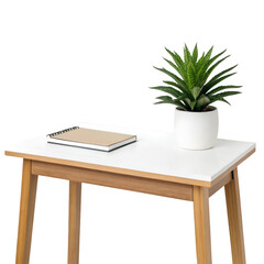 Fototapeta premium office desk with green plant