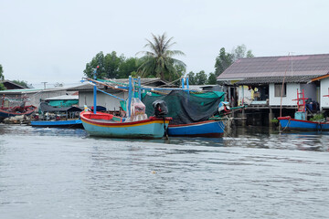 Obraz premium Fishing ports in Thailand