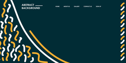 
abstract pattern background with random line pattern drawing and copy space area. For use in Presentation, Flyer and Leaflet, Cards, Landing, Website Design. Vector illustration