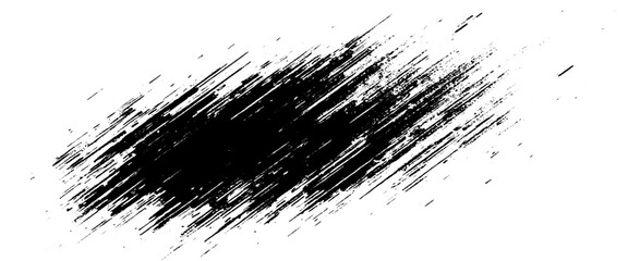 Vector monochrome grunge paint brush stroke background	