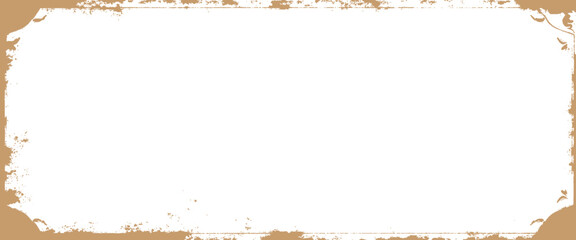 Vector vintage grunge texture distressed Frame textured border