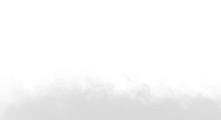 Fototapeta premium white stage floor presentation smoke fog effect transparent PNG cutout, isolated background
