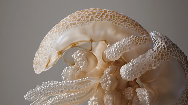 Closeup marine invertebrate