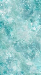 Fototapeta premium Abstract teal and white watercolor wash