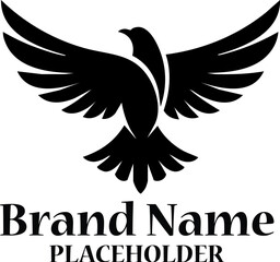 Obraz premium Vector illustration of a white dove of peace flying with spread wings