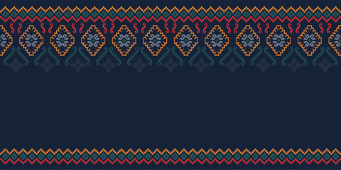 Native american indian heritage ornamen background with copy space area. suitable for First Day of Native American Heritage Month event