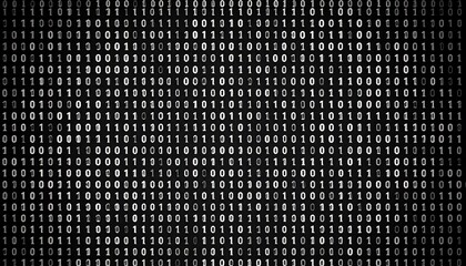 Binary code matrix background