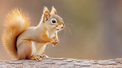 Red Squirrel in the forest
