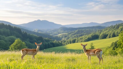 Rehe beim Fressen