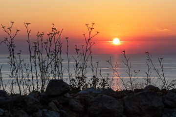 Fiery Sunset - Gozo Island, Malta