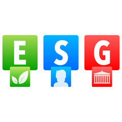 ESG Icon – Environmental, Social, and Corporate Governance, Socially Responsible Investing Concept PNG Transparent