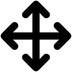 Obraz premium movement icon arrow, business, website, application, printing, document, poster design, etc