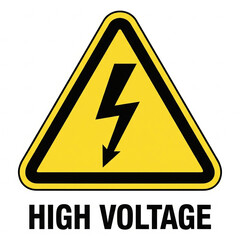 high voltage sign