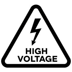 high voltage sign