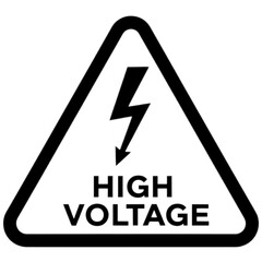 high voltage sign