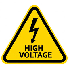 high voltage sign