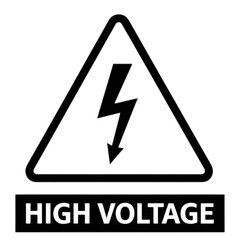high voltage sign