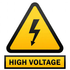 high voltage sign