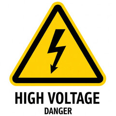 high voltage sign
