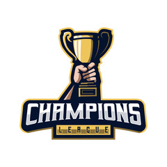 Trophy Logo for Champions League