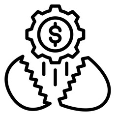 Business Incubator  Icon Element For Design