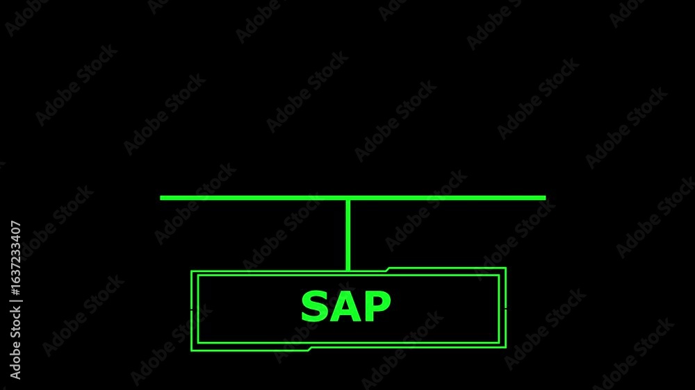 Poster sap system software automation concept transparent background 4k video information, insight marketin