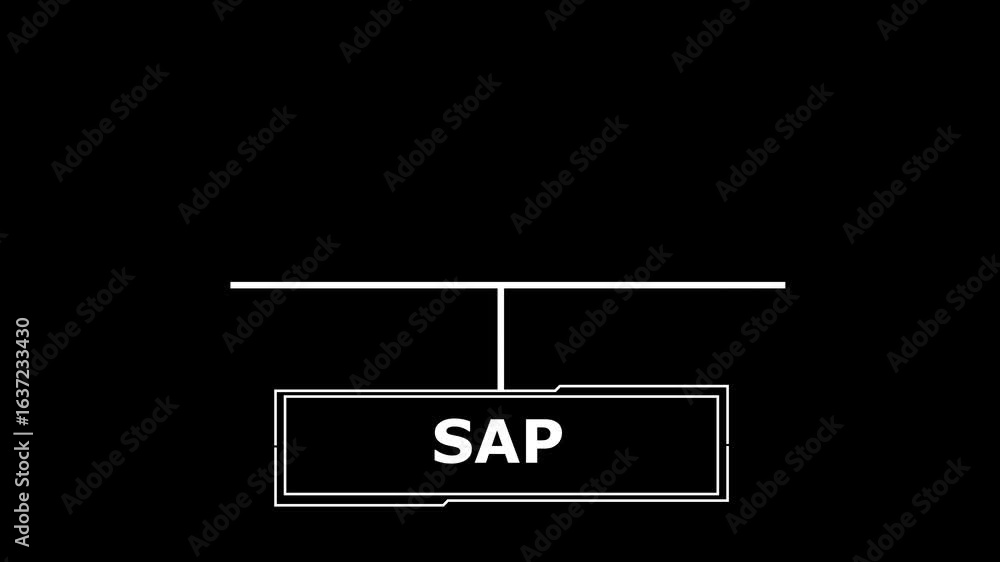 Poster sap system software automation concept transparent background 4k video information, insight marketin
