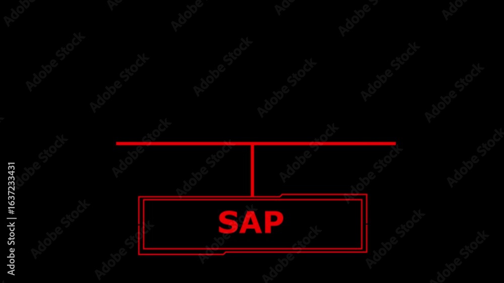 Poster sap system software automation concept transparent background 4k video information, insight marketin
