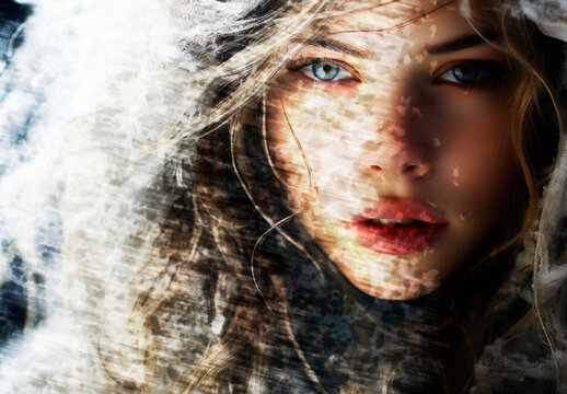 White Explosion Photo Effect